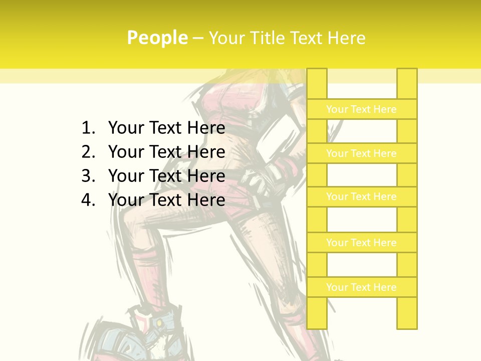 A Girl With A Soccer Ball Powerpoint Template PowerPoint Template