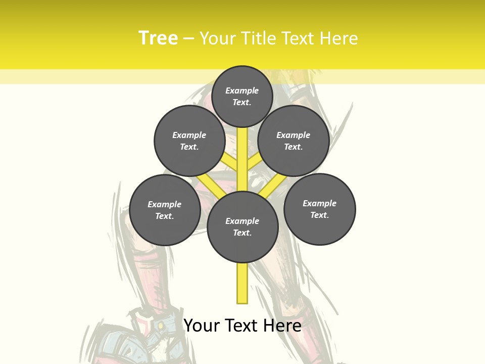 A Girl With A Soccer Ball Powerpoint Template PowerPoint Template