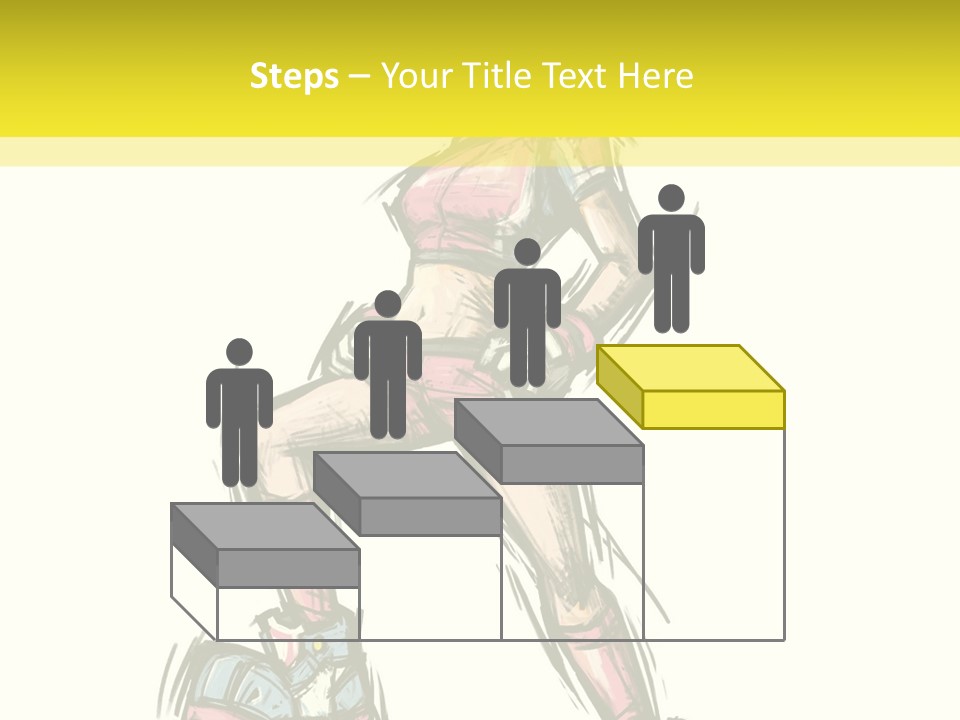 A Girl With A Soccer Ball Powerpoint Template PowerPoint Template