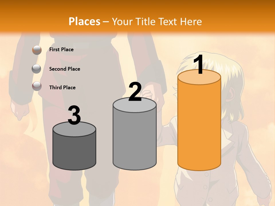 A Man And A Woman Are Walking Together PowerPoint Template