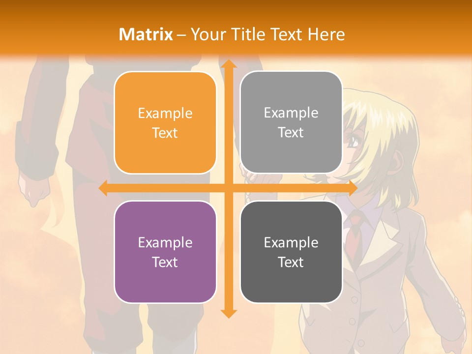 A Man And A Woman Are Walking Together PowerPoint Template