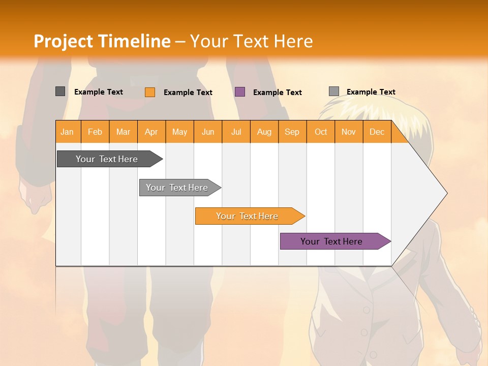 A Man And A Woman Are Walking Together PowerPoint Template