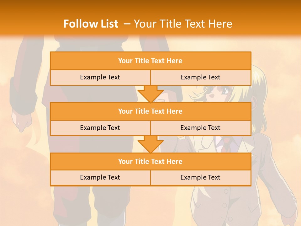 A Man And A Woman Are Walking Together PowerPoint Template