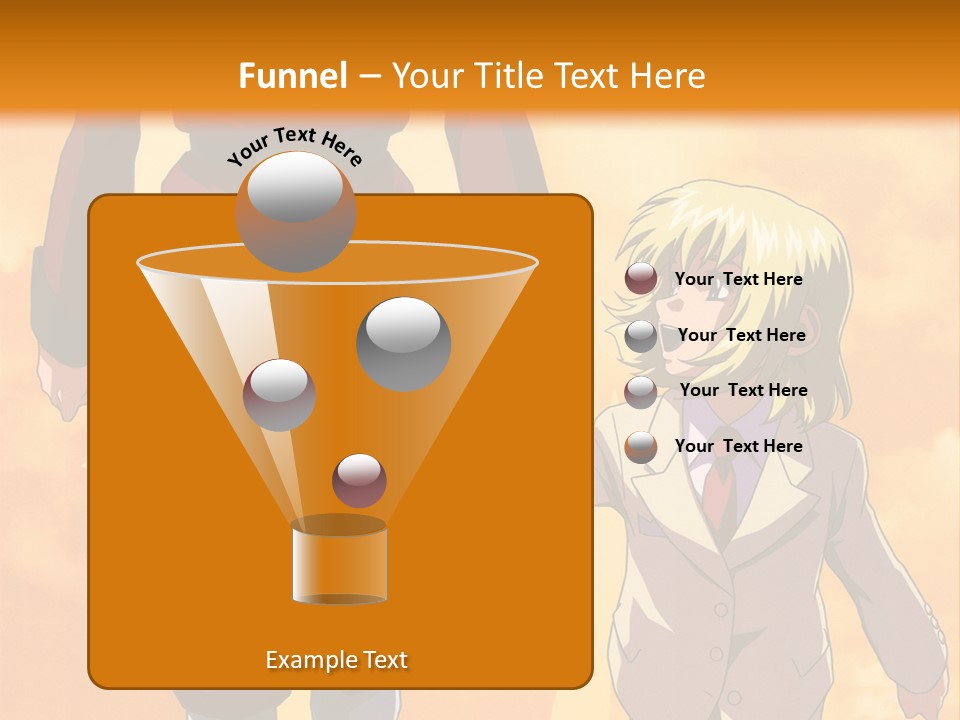A Man And A Woman Are Walking Together PowerPoint Template