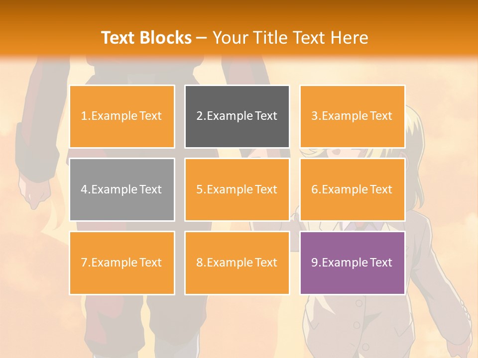 A Man And A Woman Are Walking Together PowerPoint Template