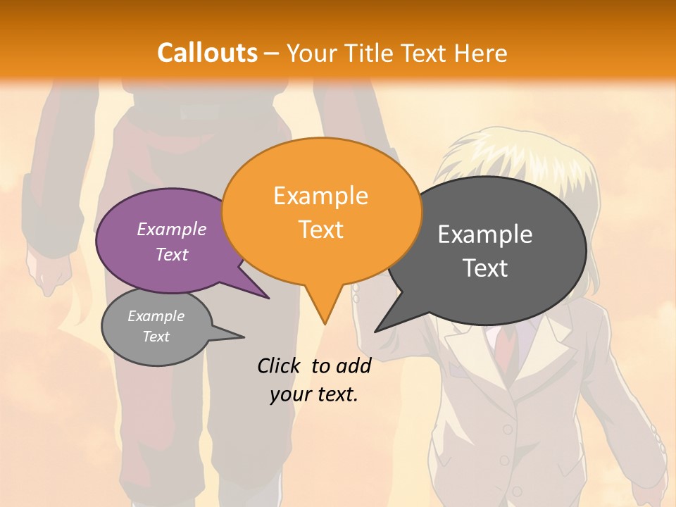 A Man And A Woman Are Walking Together PowerPoint Template