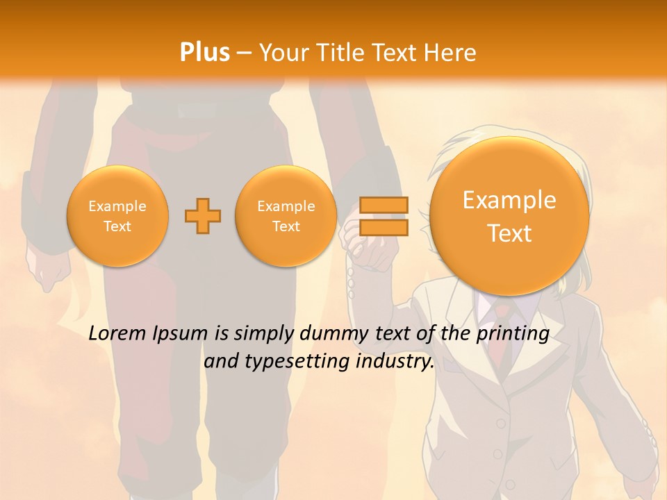 A Man And A Woman Are Walking Together PowerPoint Template
