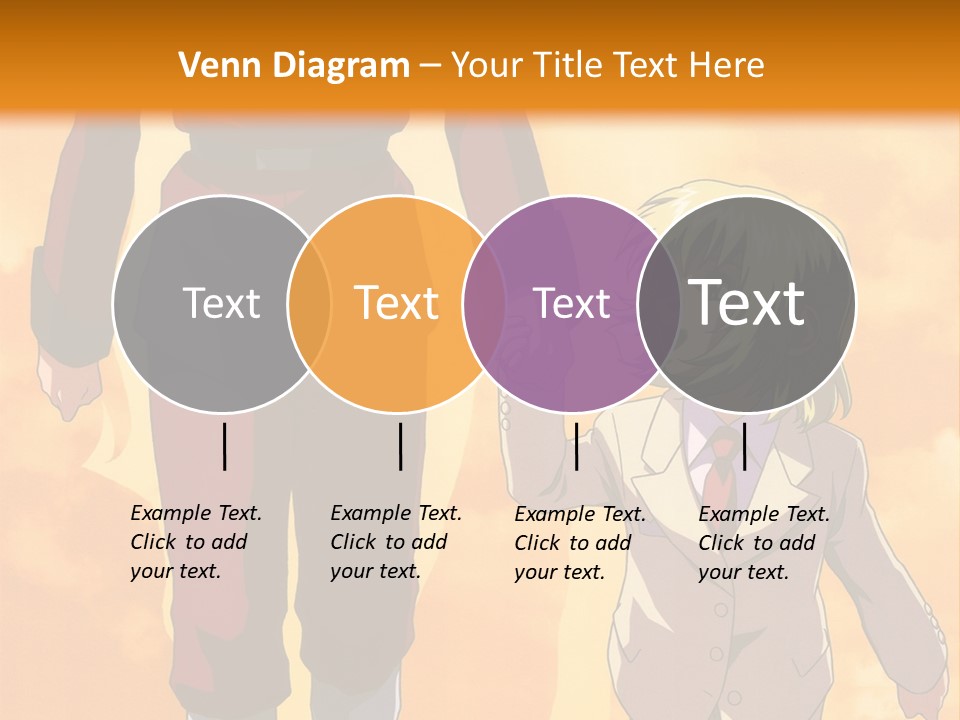 A Man And A Woman Are Walking Together PowerPoint Template