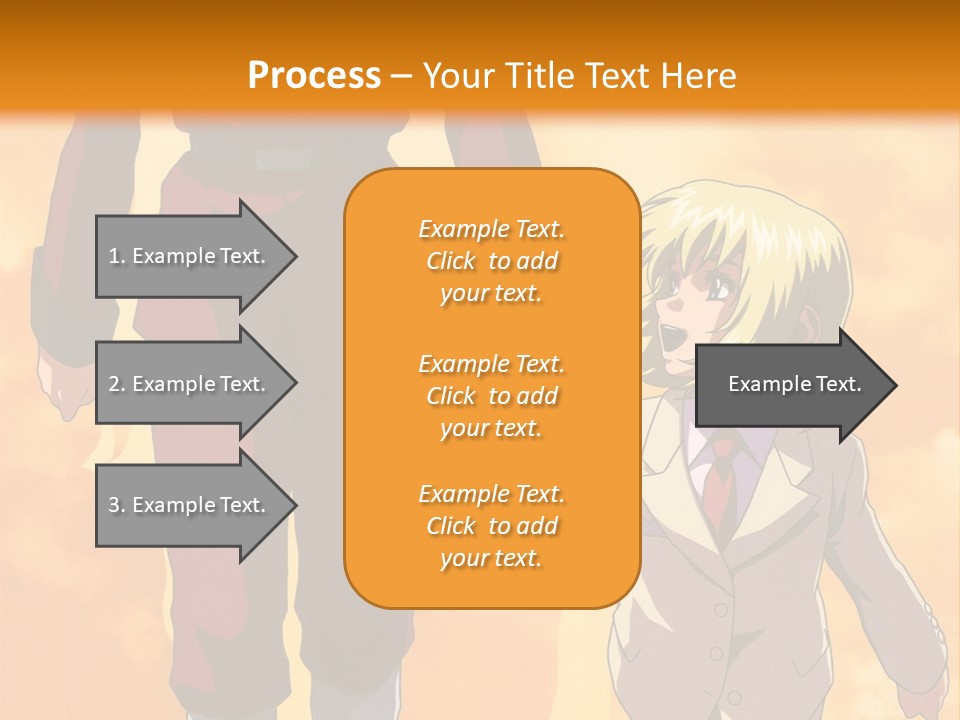 A Man And A Woman Are Walking Together PowerPoint Template