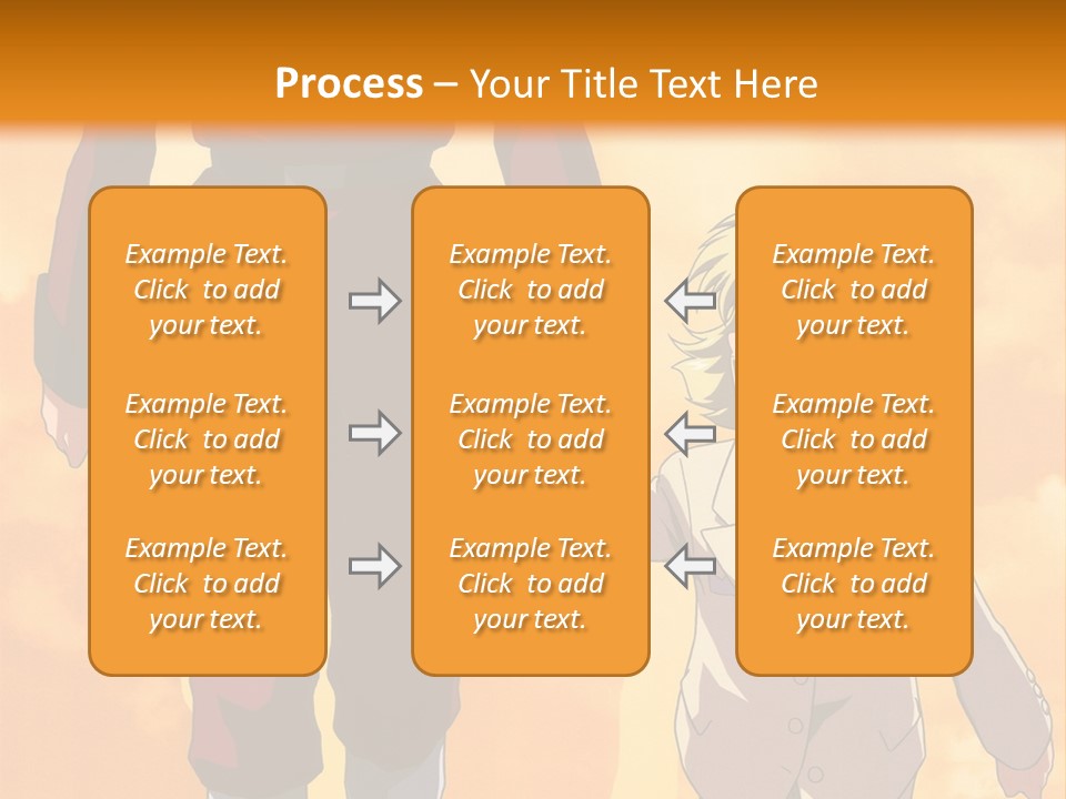 A Man And A Woman Are Walking Together PowerPoint Template