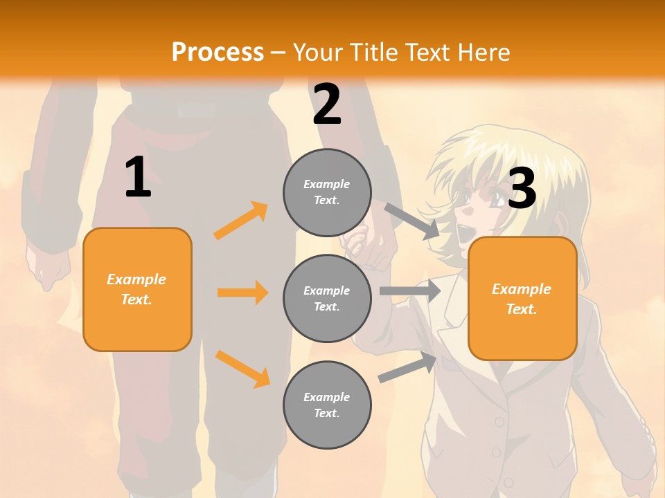 A Man And A Woman Are Walking Together PowerPoint Template