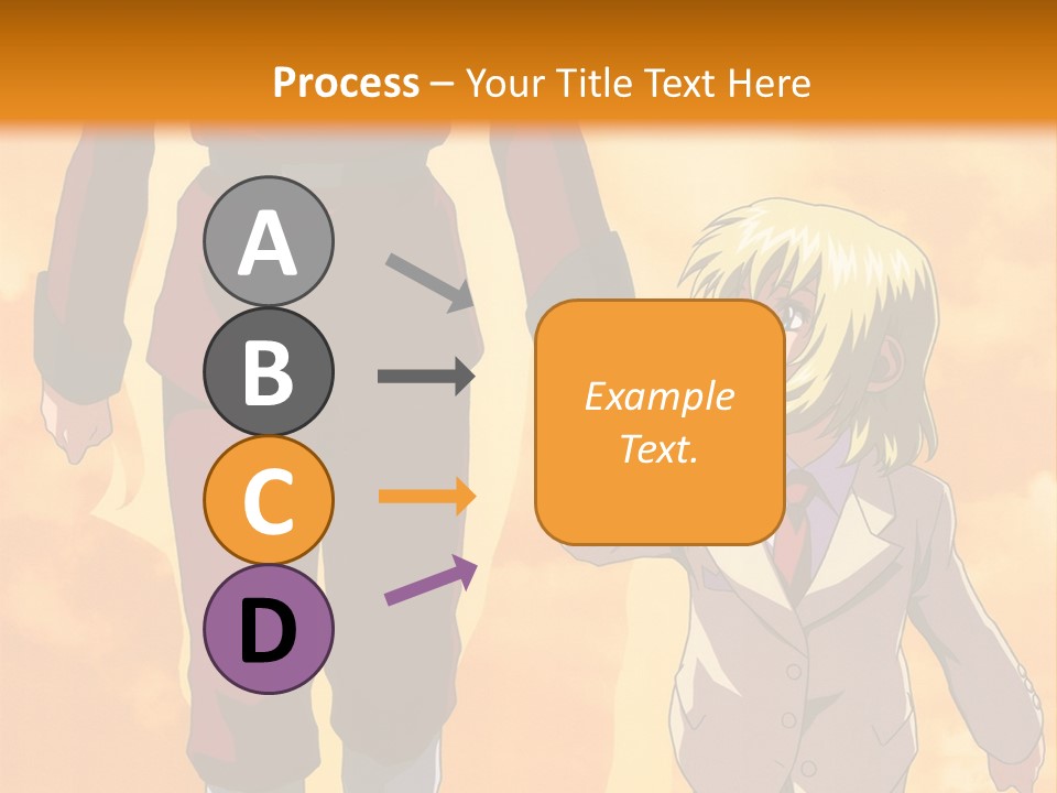 A Man And A Woman Are Walking Together PowerPoint Template