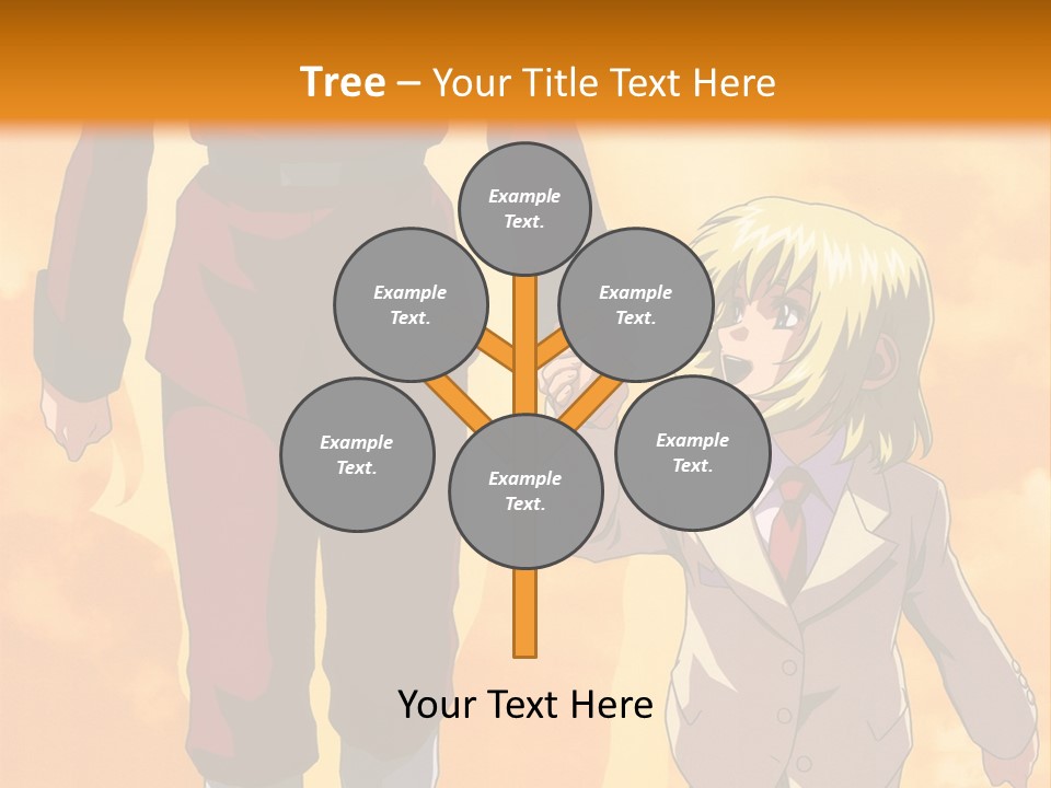 A Man And A Woman Are Walking Together PowerPoint Template