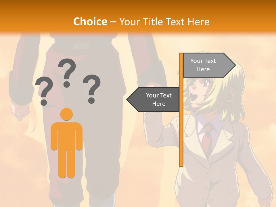 A Man And A Woman Are Walking Together PowerPoint Template