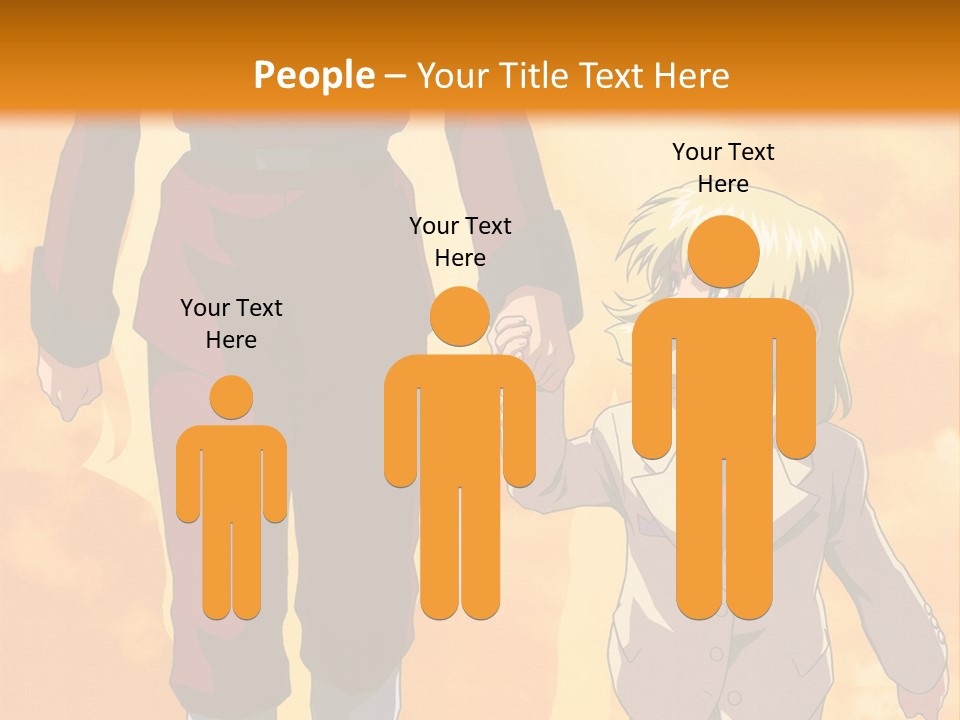 A Man And A Woman Are Walking Together PowerPoint Template