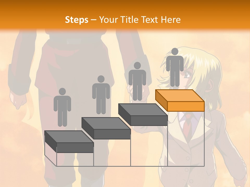 A Man And A Woman Are Walking Together PowerPoint Template