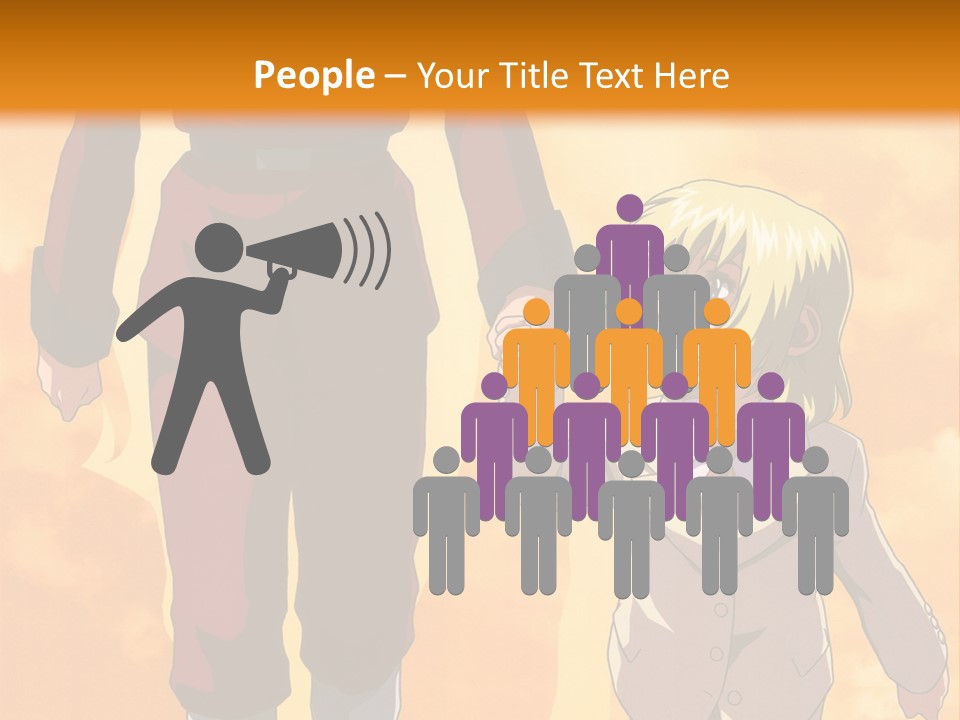 A Man And A Woman Are Walking Together PowerPoint Template