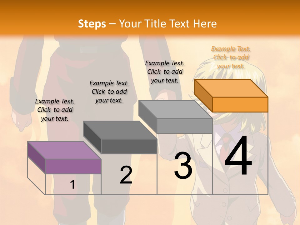 A Man And A Woman Are Walking Together PowerPoint Template