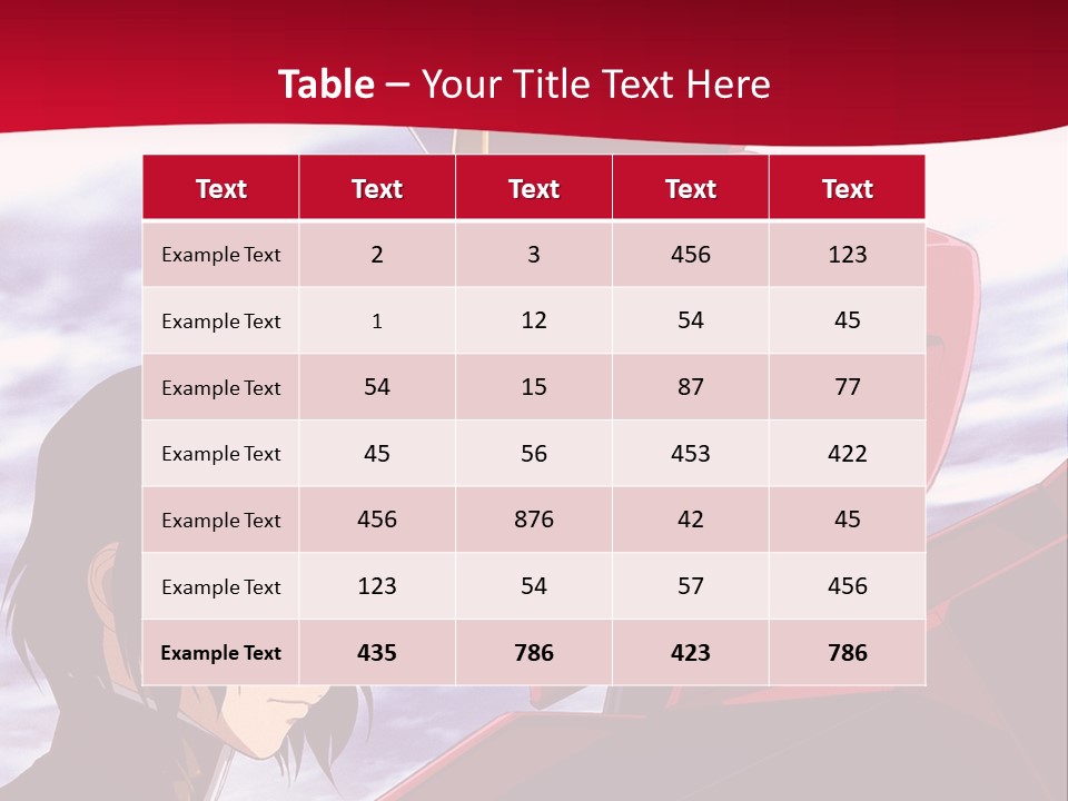 A Man Standing Next To A Red Robot PowerPoint Template