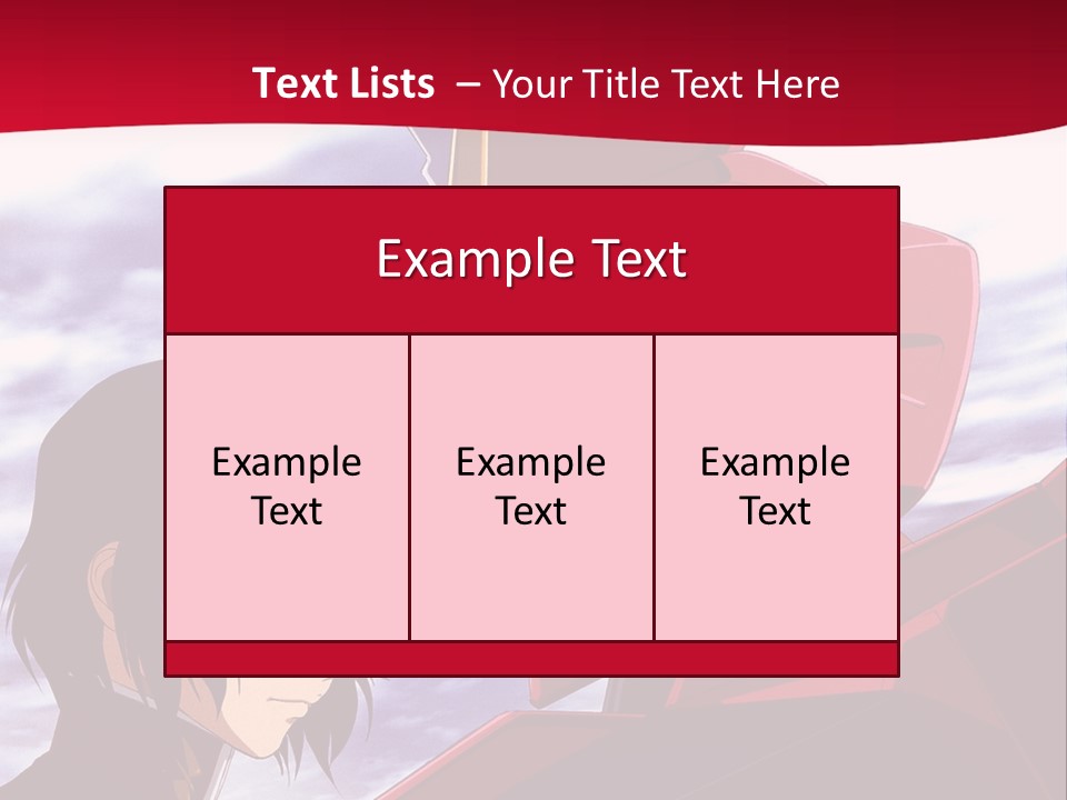 A Man Standing Next To A Red Robot PowerPoint Template