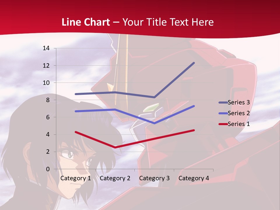 A Man Standing Next To A Red Robot PowerPoint Template