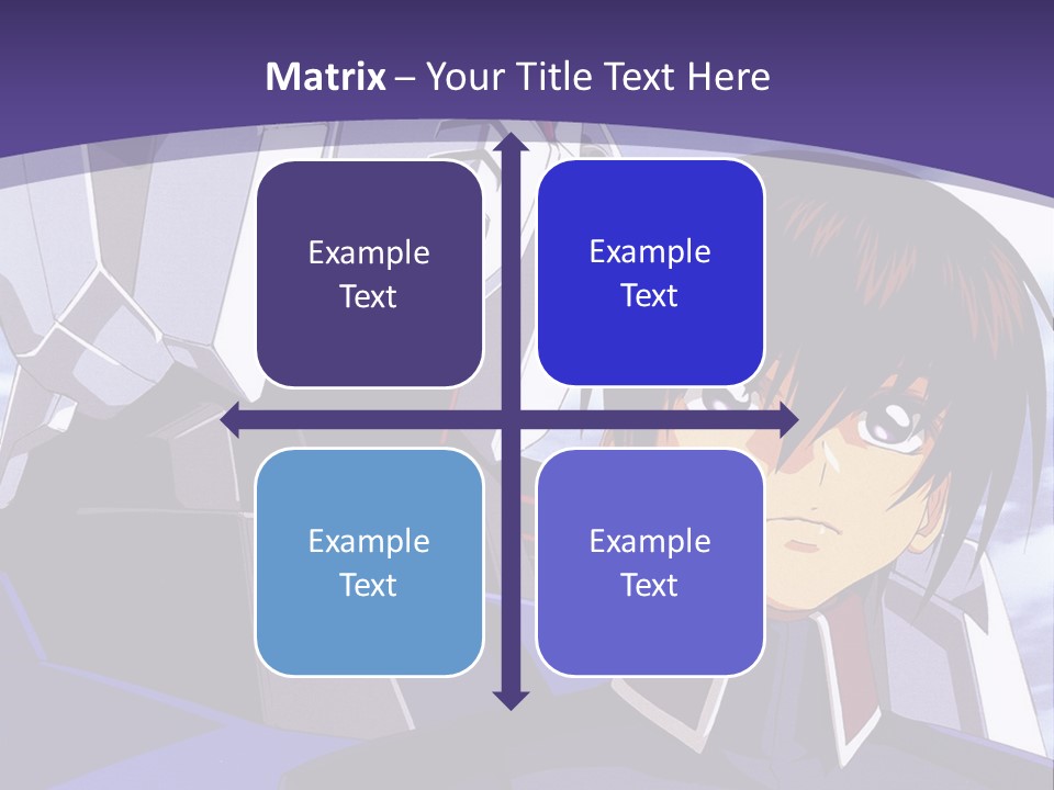 A Man And A Woman Standing Next To Each Other In Front Of A Blue Sky PowerPoint Template