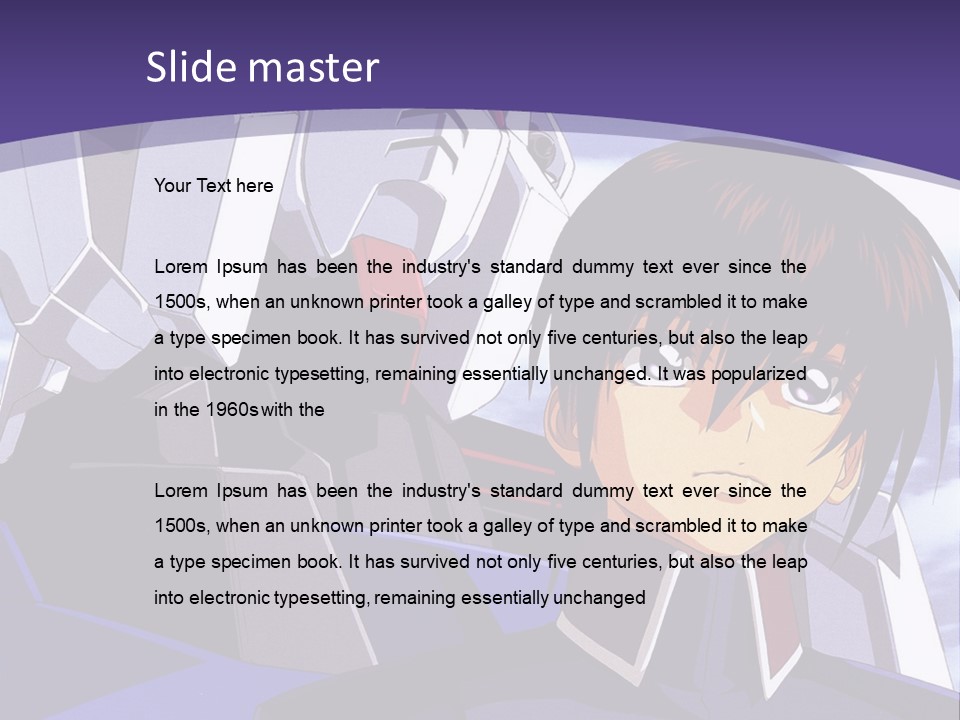 A Man And A Woman Standing Next To Each Other In Front Of A Blue Sky PowerPoint Template