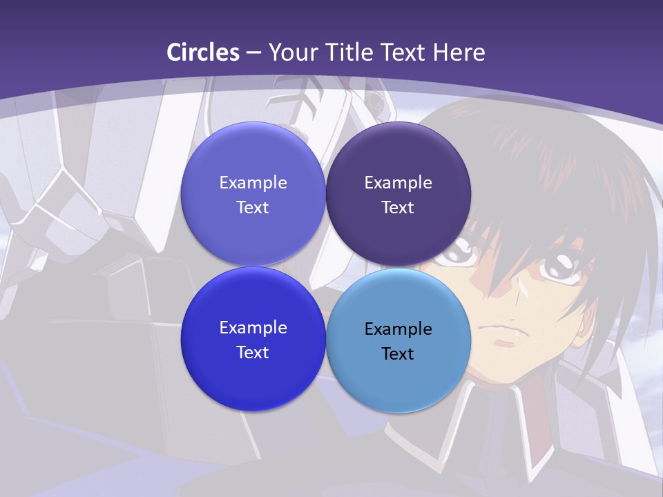 A Man And A Woman Standing Next To Each Other In Front Of A Blue Sky PowerPoint Template