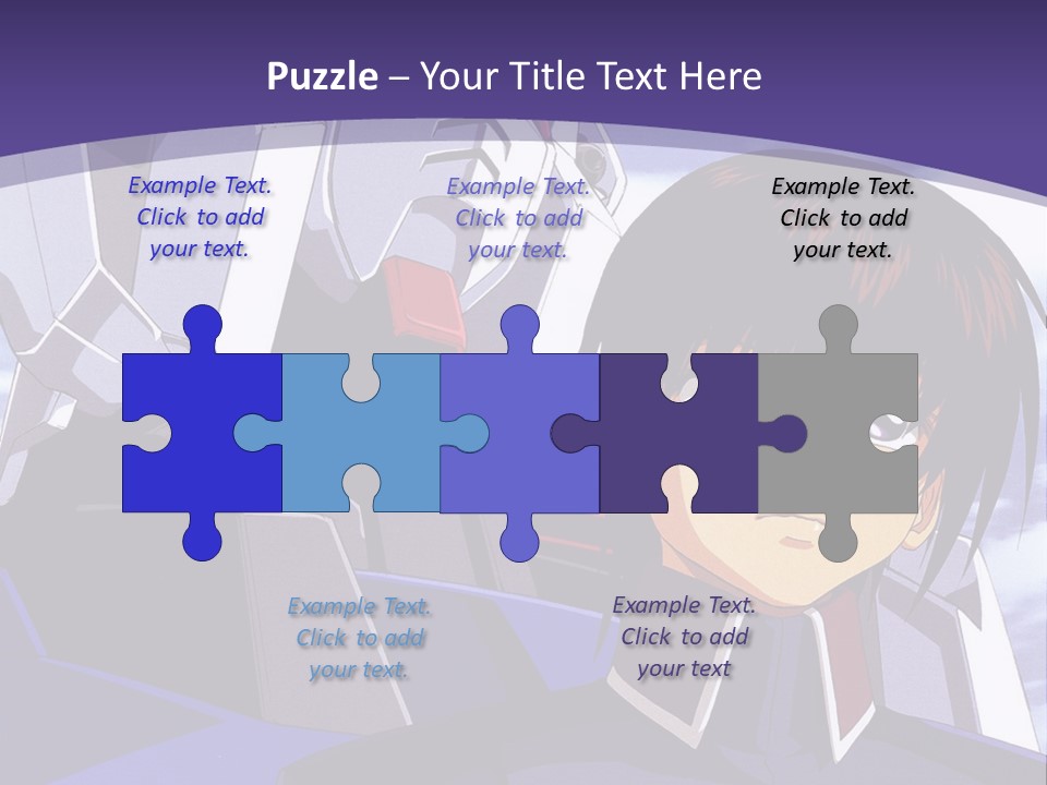 A Man And A Woman Standing Next To Each Other In Front Of A Blue Sky PowerPoint Template