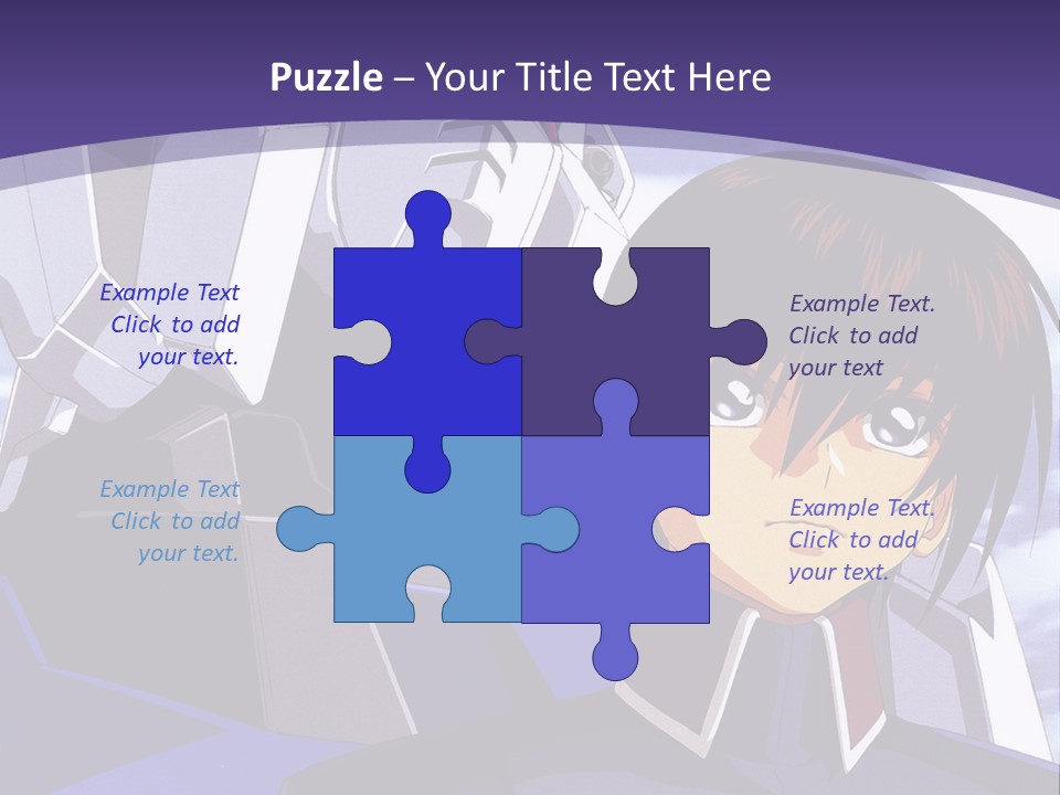 A Man And A Woman Standing Next To Each Other In Front Of A Blue Sky PowerPoint Template