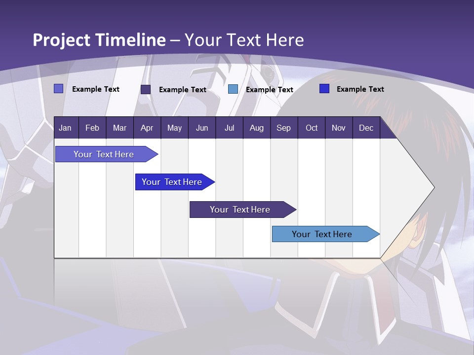 A Man And A Woman Standing Next To Each Other In Front Of A Blue Sky PowerPoint Template