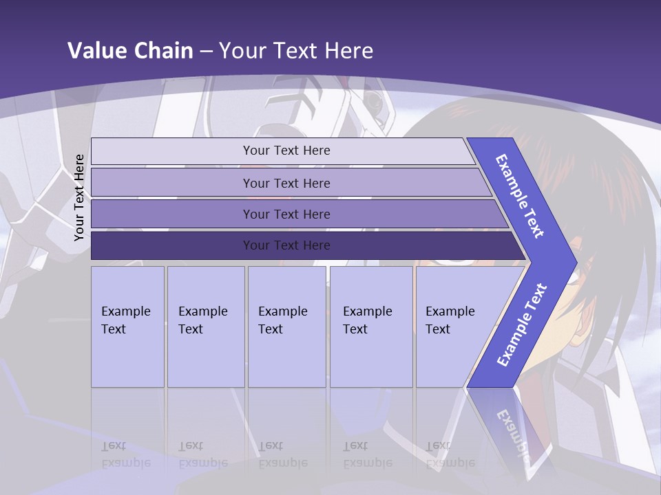 A Man And A Woman Standing Next To Each Other In Front Of A Blue Sky PowerPoint Template