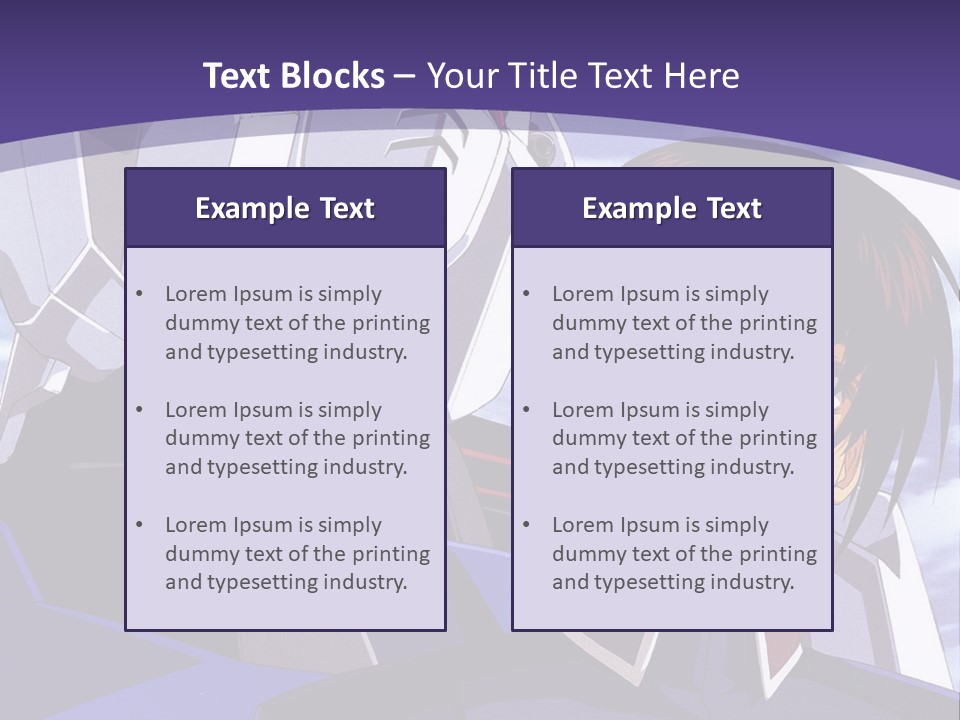 A Man And A Woman Standing Next To Each Other In Front Of A Blue Sky PowerPoint Template