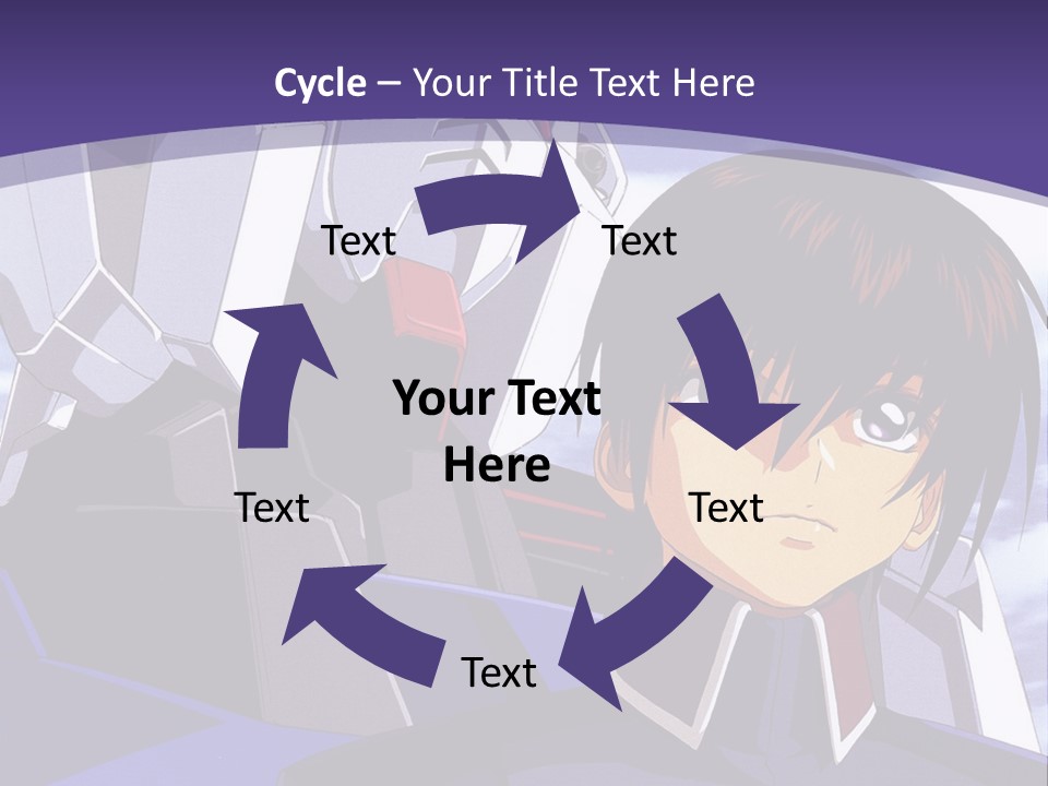 A Man And A Woman Standing Next To Each Other In Front Of A Blue Sky PowerPoint Template