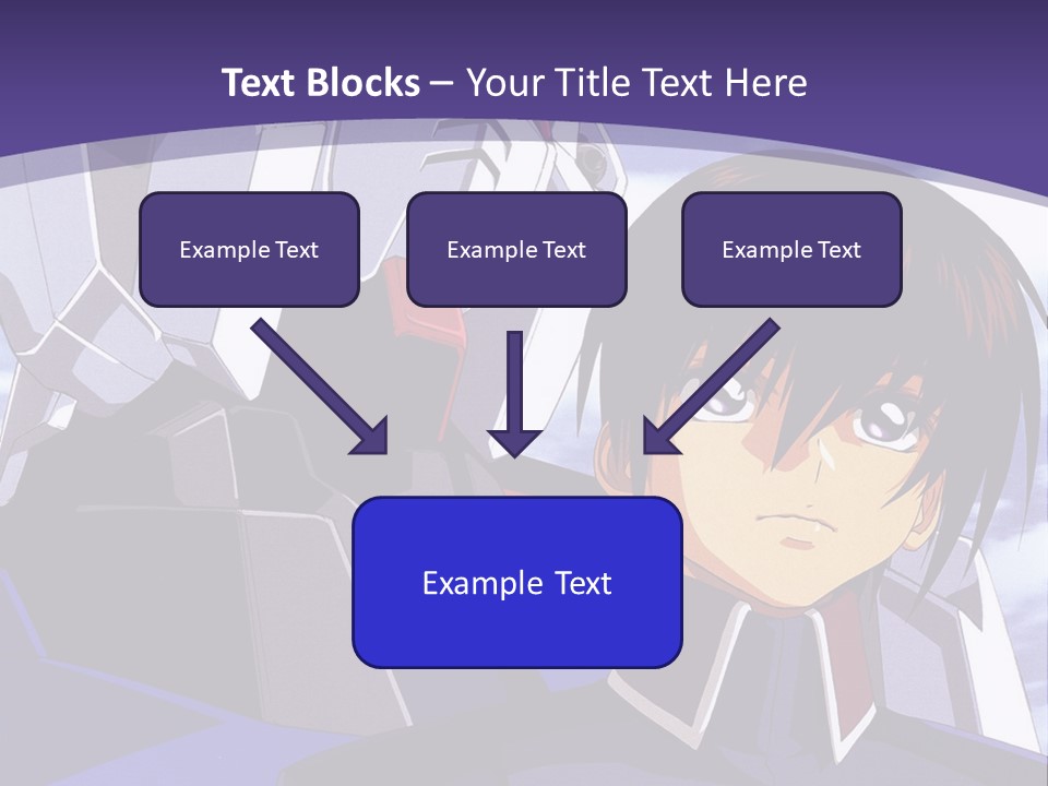 A Man And A Woman Standing Next To Each Other In Front Of A Blue Sky PowerPoint Template