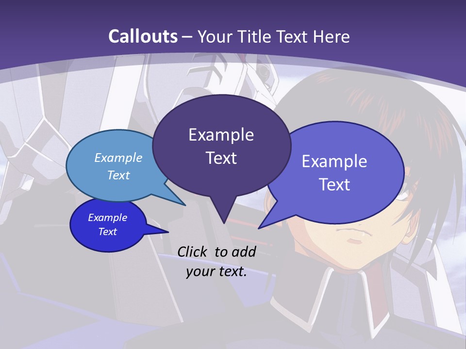 A Man And A Woman Standing Next To Each Other In Front Of A Blue Sky PowerPoint Template