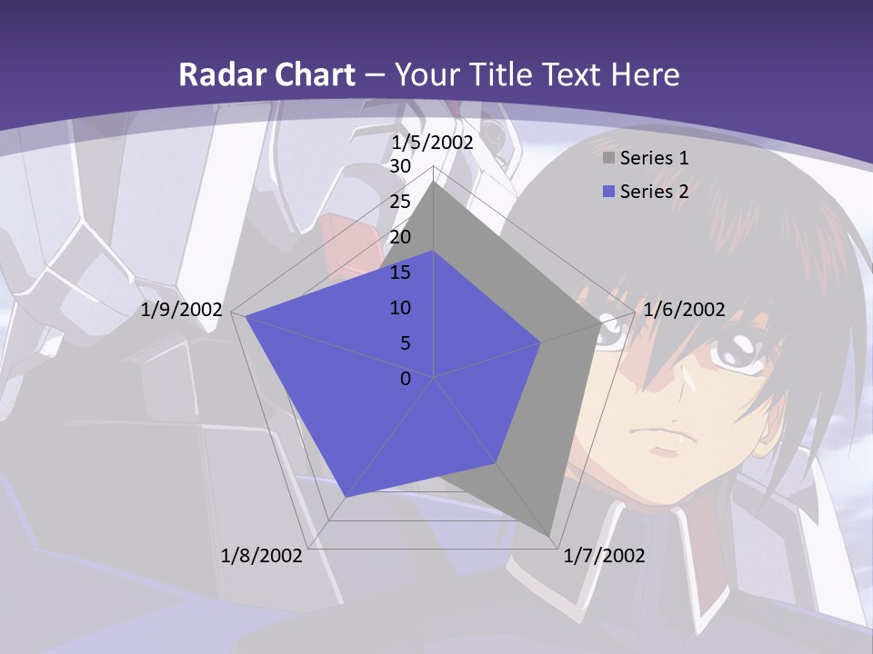 A Man And A Woman Standing Next To Each Other In Front Of A Blue Sky PowerPoint Template