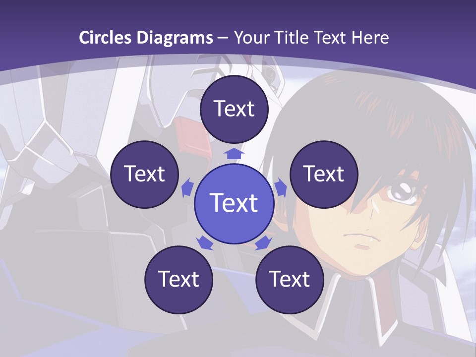 A Man And A Woman Standing Next To Each Other In Front Of A Blue Sky PowerPoint Template