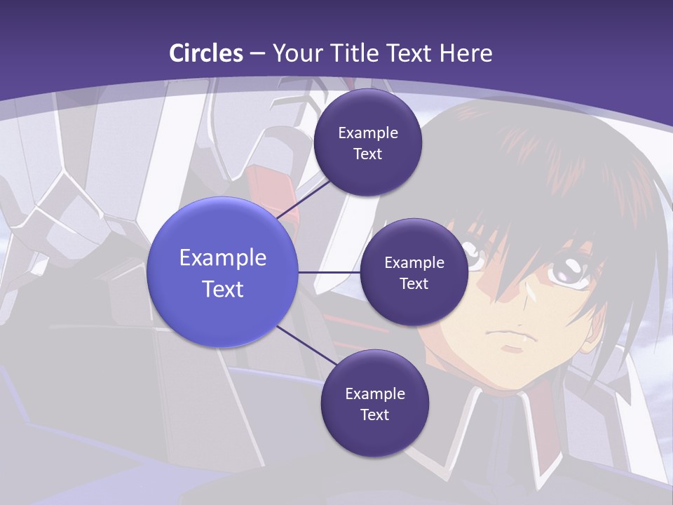 A Man And A Woman Standing Next To Each Other In Front Of A Blue Sky PowerPoint Template