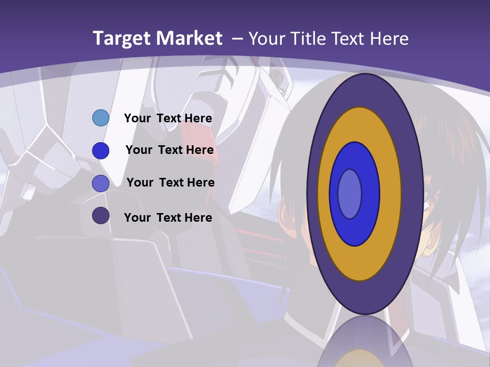 A Man And A Woman Standing Next To Each Other In Front Of A Blue Sky PowerPoint Template