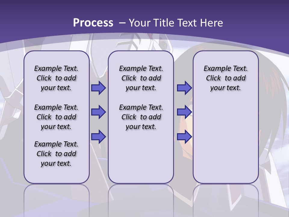 A Man And A Woman Standing Next To Each Other In Front Of A Blue Sky PowerPoint Template