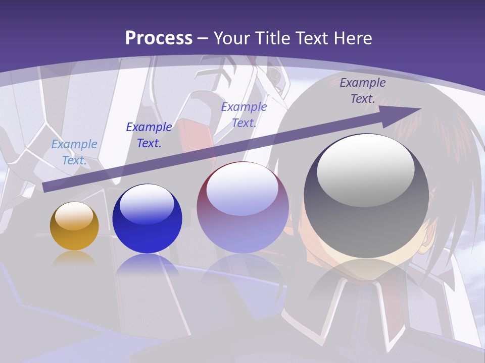 A Man And A Woman Standing Next To Each Other In Front Of A Blue Sky PowerPoint Template