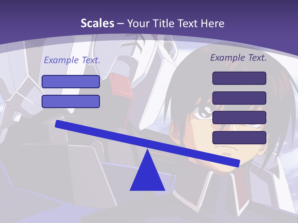 A Man And A Woman Standing Next To Each Other In Front Of A Blue Sky PowerPoint Template