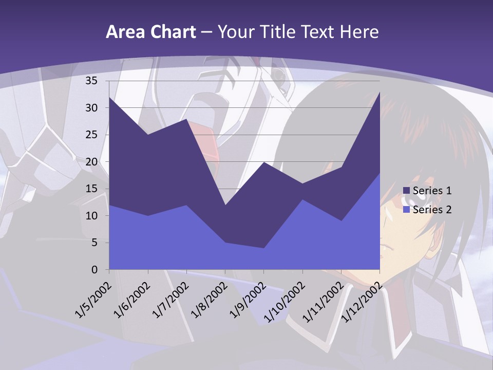 A Man And A Woman Standing Next To Each Other In Front Of A Blue Sky PowerPoint Template
