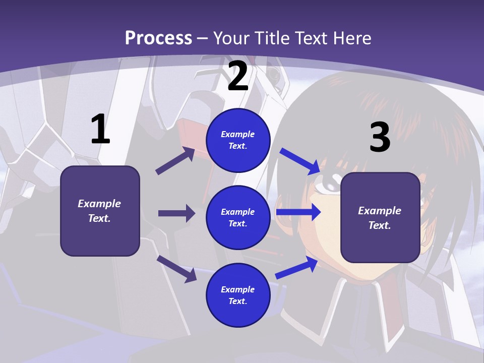 A Man And A Woman Standing Next To Each Other In Front Of A Blue Sky PowerPoint Template