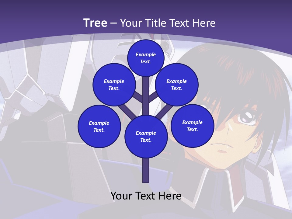 A Man And A Woman Standing Next To Each Other In Front Of A Blue Sky PowerPoint Template