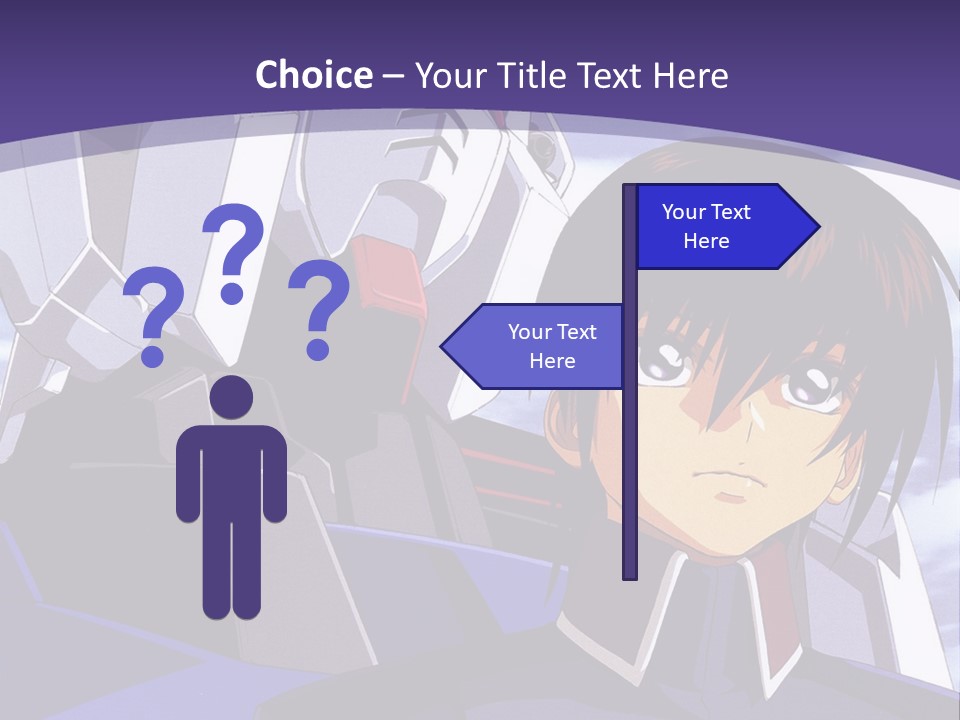 A Man And A Woman Standing Next To Each Other In Front Of A Blue Sky PowerPoint Template