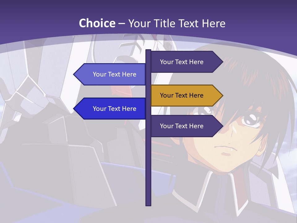 A Man And A Woman Standing Next To Each Other In Front Of A Blue Sky PowerPoint Template