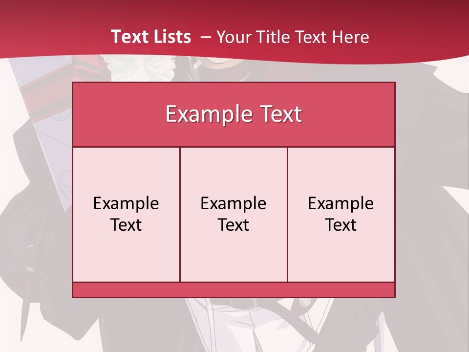 A Anime Character Holding A Present In His Hand PowerPoint Template