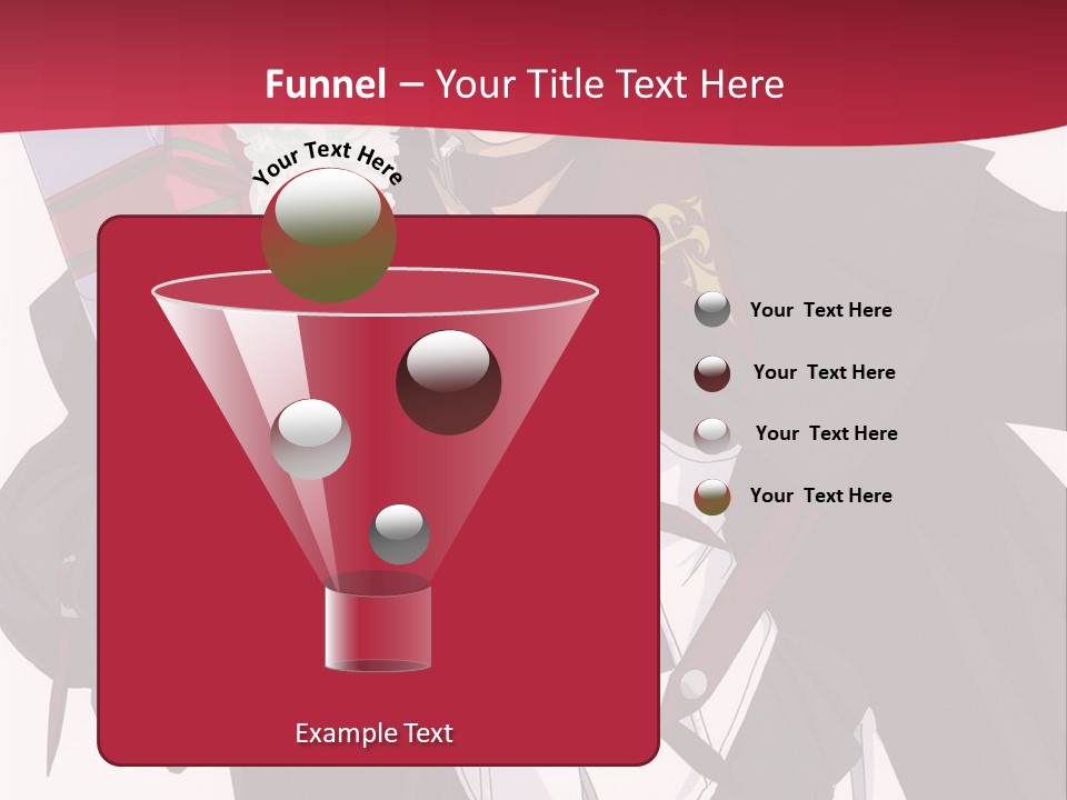 A Anime Character Holding A Present In His Hand PowerPoint Template